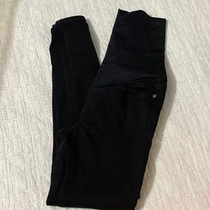 Loft black maternity skinny jeans size 0